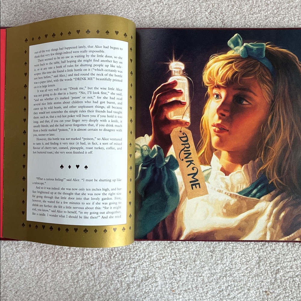 Alice in Wonderland Hardcover Book - Picture 5 of 9